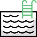 summertime,swimming pool,sports,water,holidays,ladder ok 